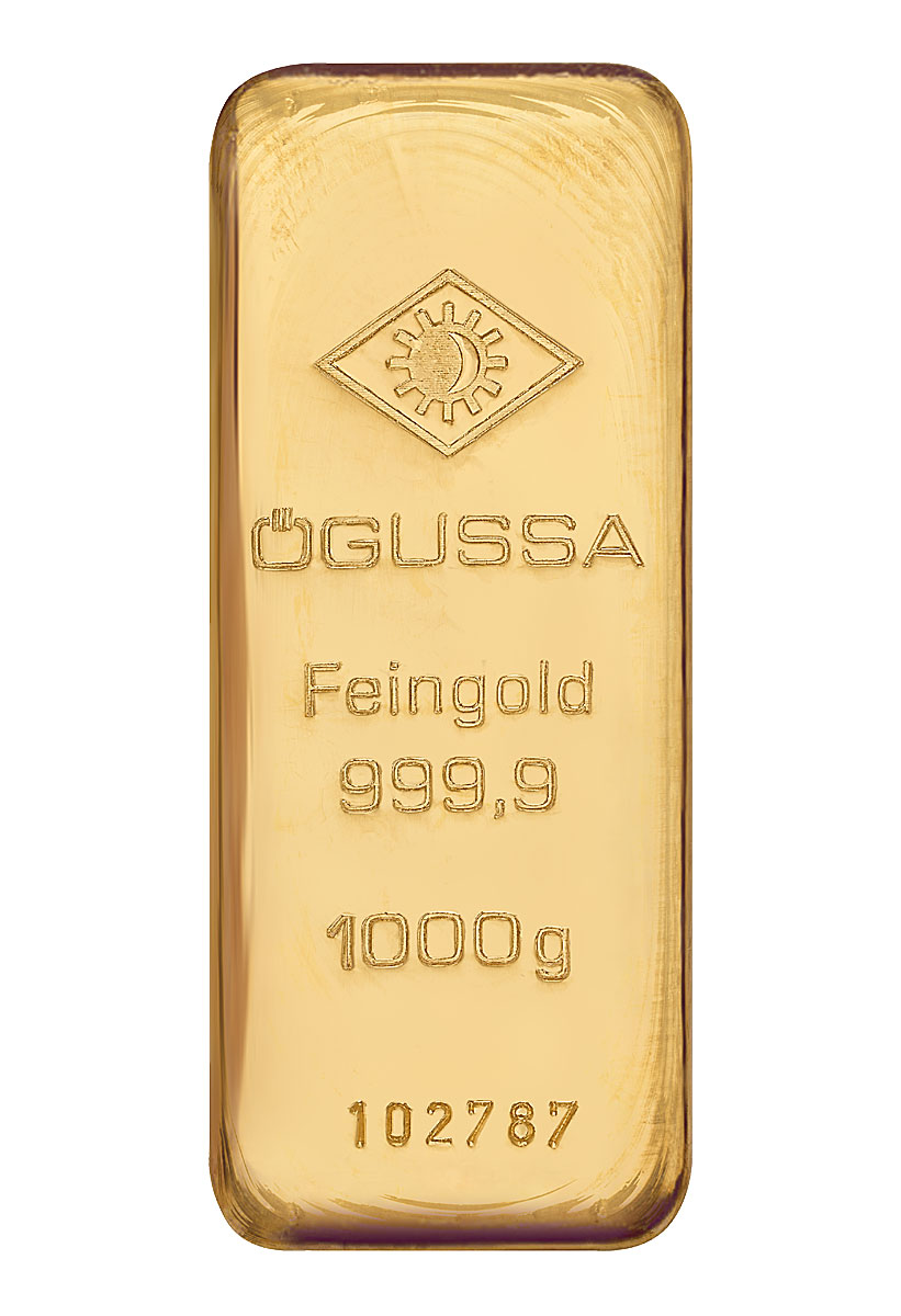 ÖGUSSA Feingold Barren 1.000 Gramm
